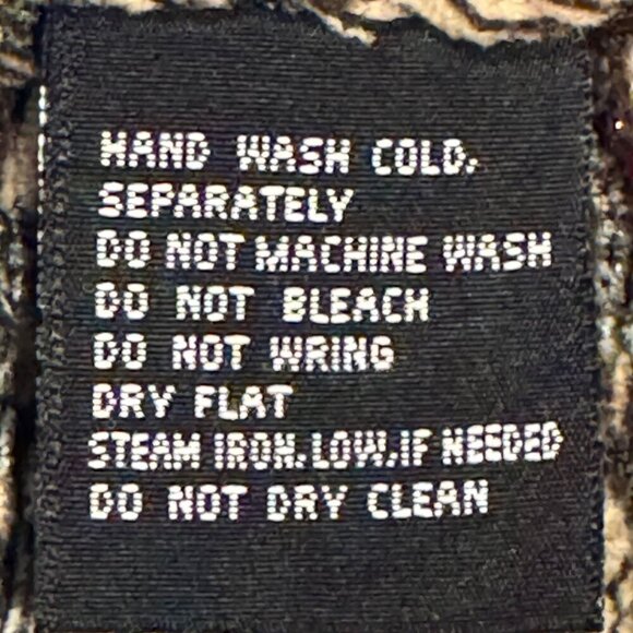 Vintage 80s Erika Classics Full Zip Knit Sweater Cardigan Women Size's Large - Picture 8 of 8